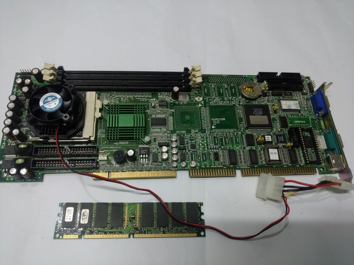 Advantech PICMG Industrial SBC PCA-6166 Rev. A1 Ver. V1.13 Intel MMX-233MHz - Image 3