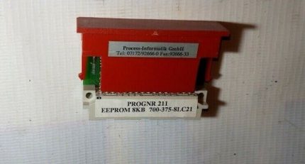 Process Informatik GmbH Prognr 211 Eeprom 8KB 700-375-8LC21 siemens 6ES5 265-8MA