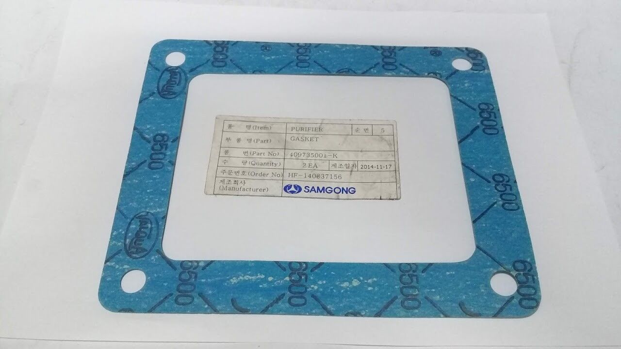 SAMGONG Co Ltd 409735001-K Gasket For Oil Purifier Marine Store Spare - Image 2