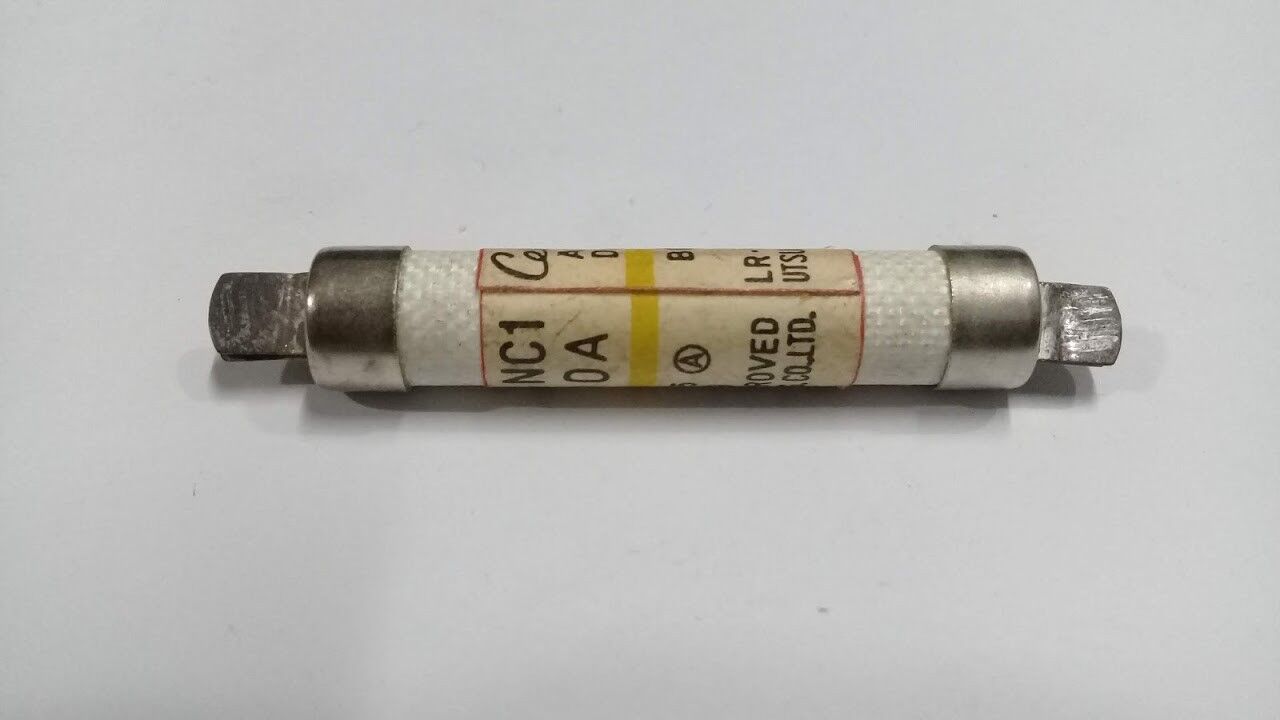 Utsunomiya Electric NC1 10A AC 500V DC 250V Cello-Lite Fuse NC1 Lot of 3 - Image 5