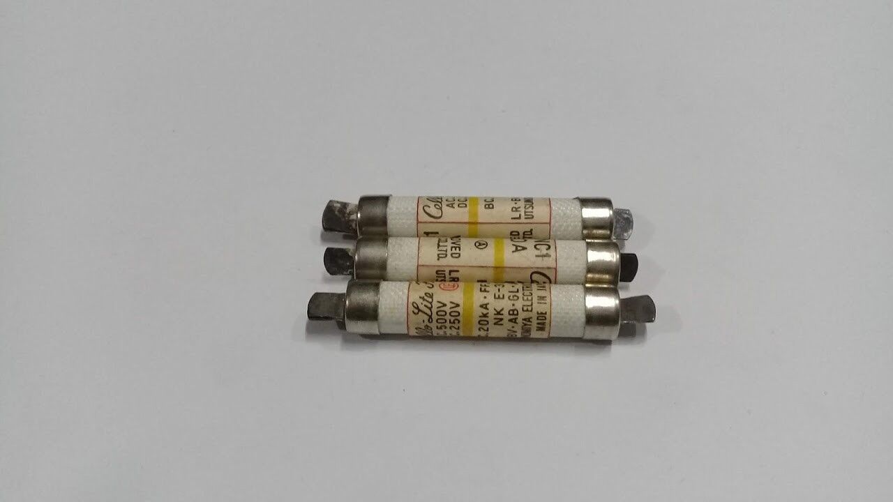 Utsunomiya Electric NC1 10A AC 500V DC 250V Cello-Lite Fuse NC1 Lot of 3 - Image 2
