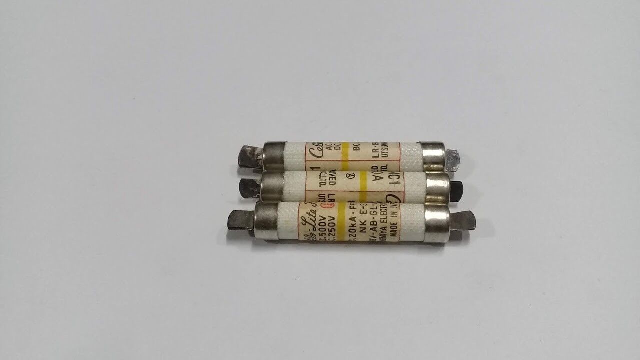 Utsunomiya Electric NC1 10A AC 500V DC 250V Cello-Lite Fuse NC1 Lot of 3