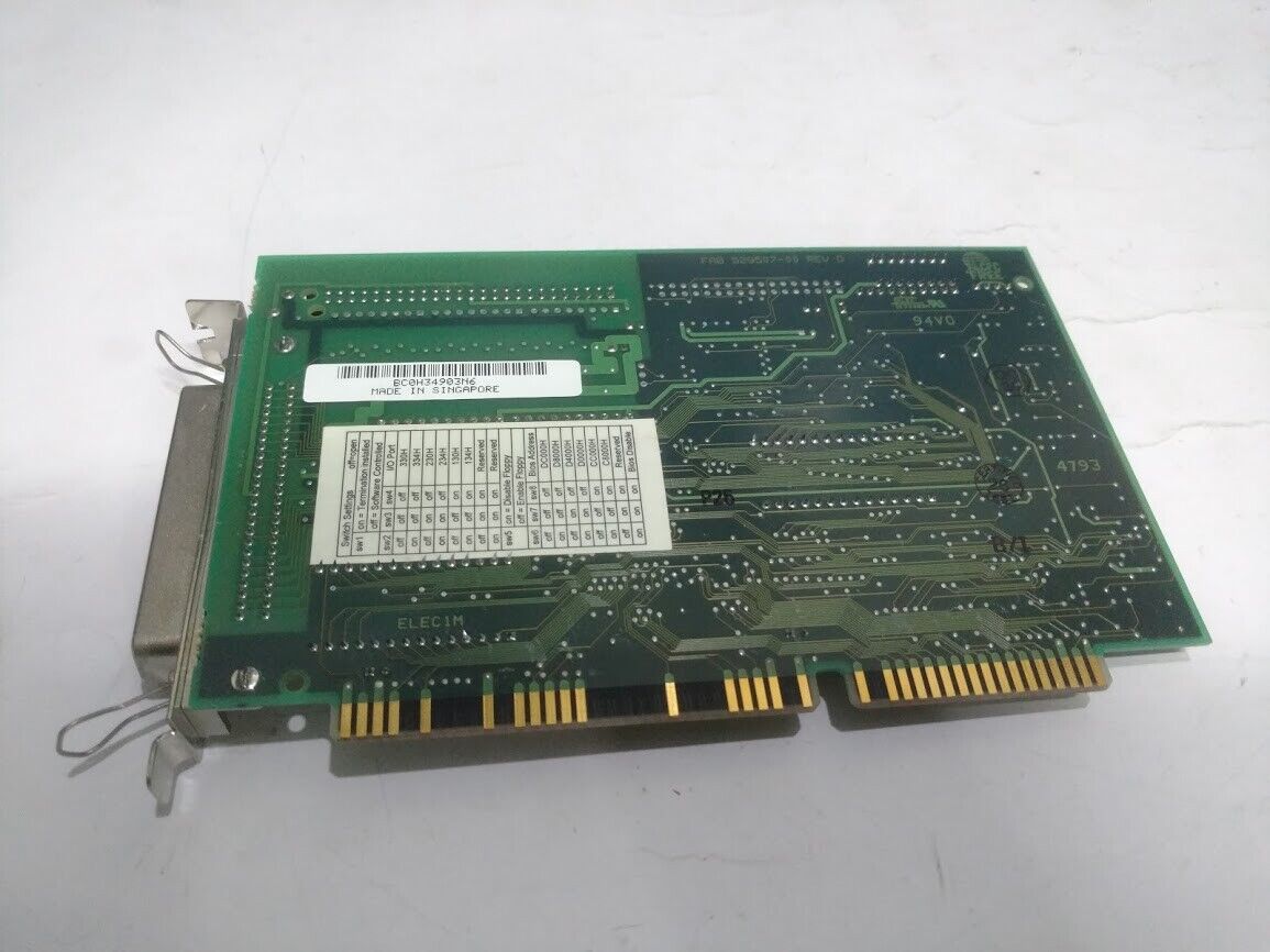 Adaptec AHA-1542C/1540C SCSI Controller Card Assy 529506-01 - Image 3