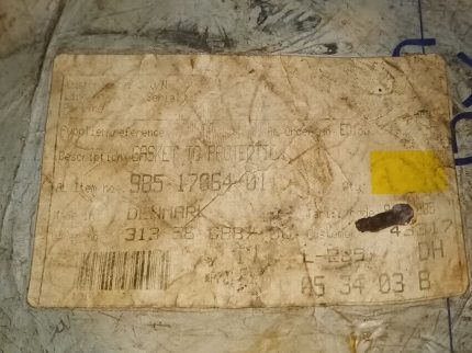 Alfa Laval 985-17064-01 Gasket to protection of non return valve New
