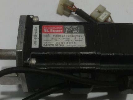 Sanyo Denki P30B06020DXV20 BL Supper P3 AC Servo motor 200W 2.2A