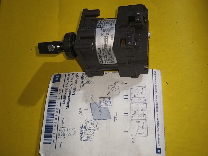 Telemecanique K2A001ALH cam switch 1 pole Schneider electric New - Image 2