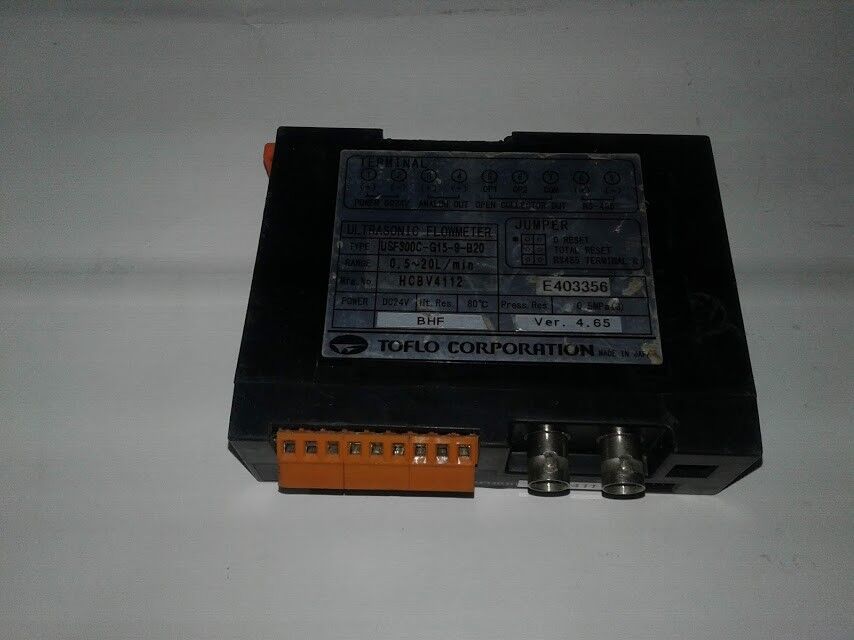 Toflo Corporation USF300C Ultrasonic Flowmeter USF300C-G15-9-B20 Ver. 4.65 - Image 9