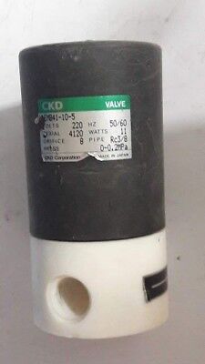 CKD valve EMB41-10-5 220V RC3/8 0-0.2MPa