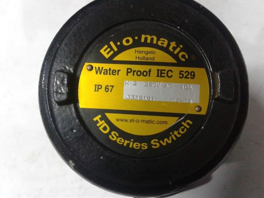 EL.O. Matic 332191 05-04 HD series switch water proof IEC 529 EL-O-Matic