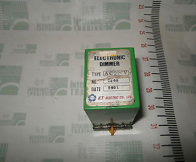 Electronic Dimmer Type AC220V kt electric KTE * Marine Store Spares