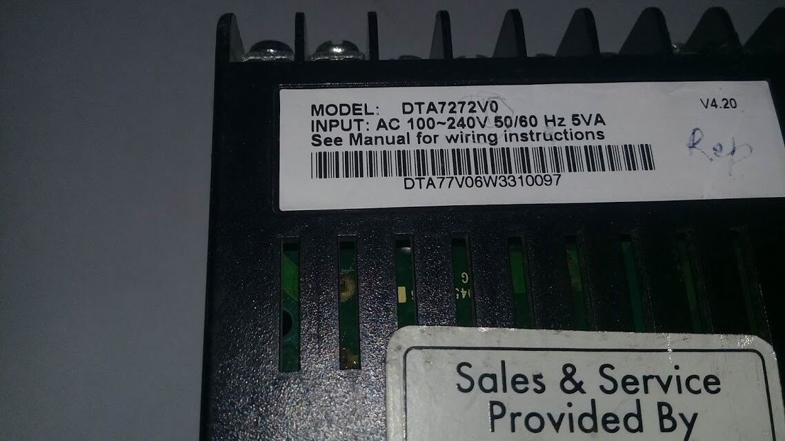 Delta DTA 7272 Temperature Controller DTA7272V0 V4.20 - Image 3