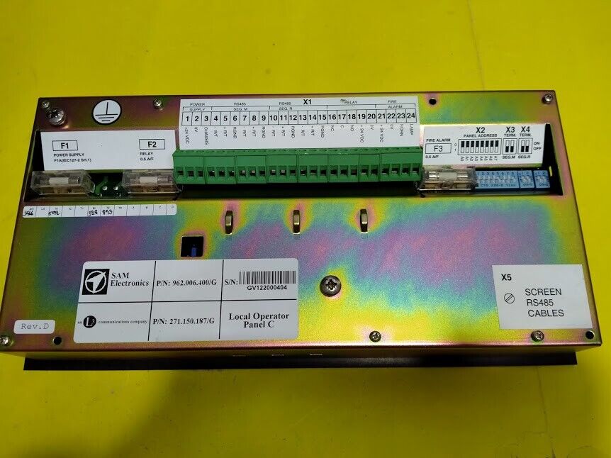 SAM ELECTRONICS Geamar MCS 40M 962.006.400/G Rev. D Monitoring & Control 271.150 - Image 3