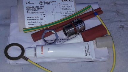 Bartec Type 27-1780 KEMA 08 ATEX 0110 IECEx KEM 09.0083 HSB Heating System