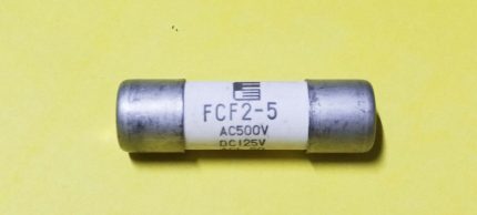 FUJI ELECTRIC FCF2-5 Ceramic Fuse AC 500V DC 125V 32-I547