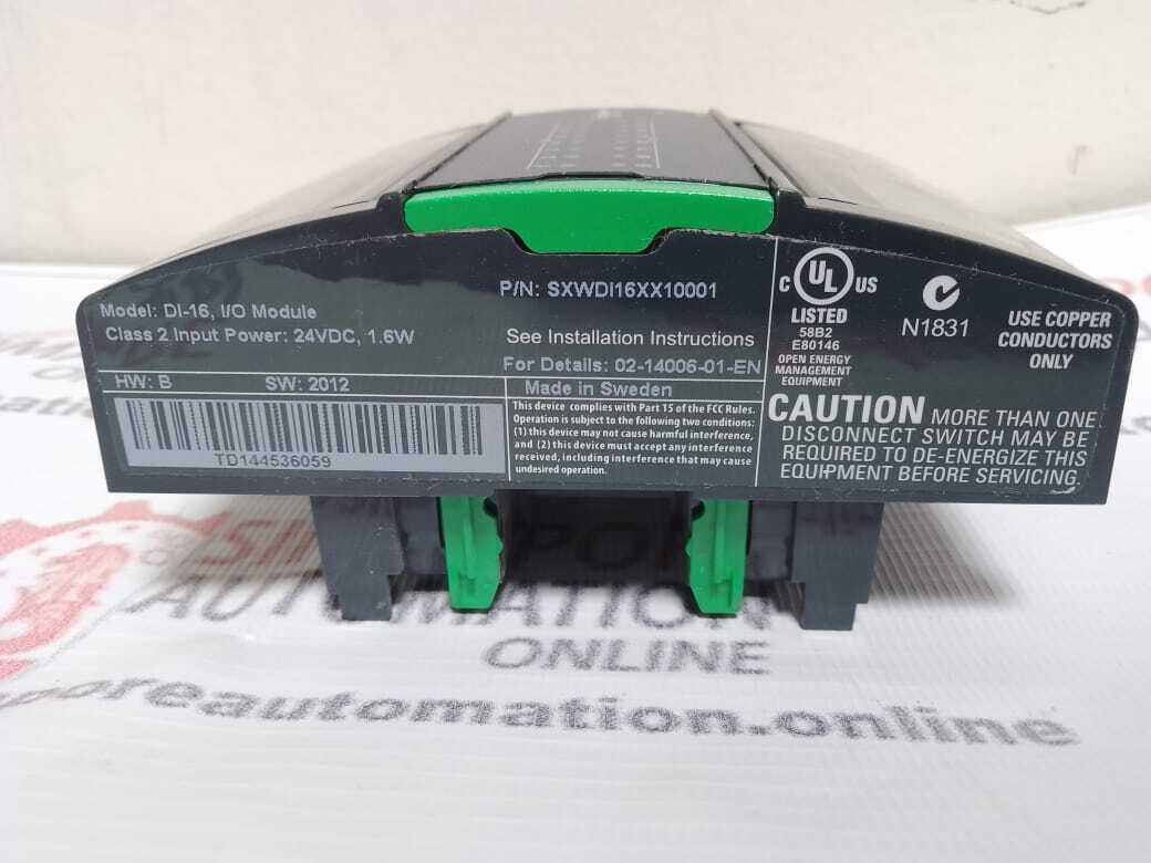 SXWDI16XX10001 16 Digital In HW B SW 2012 Schneider Electric New - Image 5