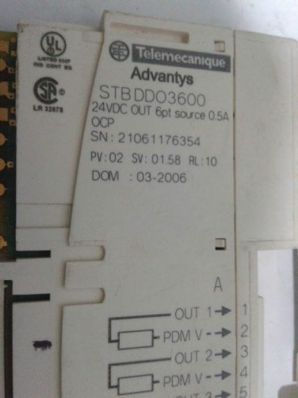 STBDDO3600 Schneider Electric STB-DDO-3600 Output Module PV02 SV01.58 RL10