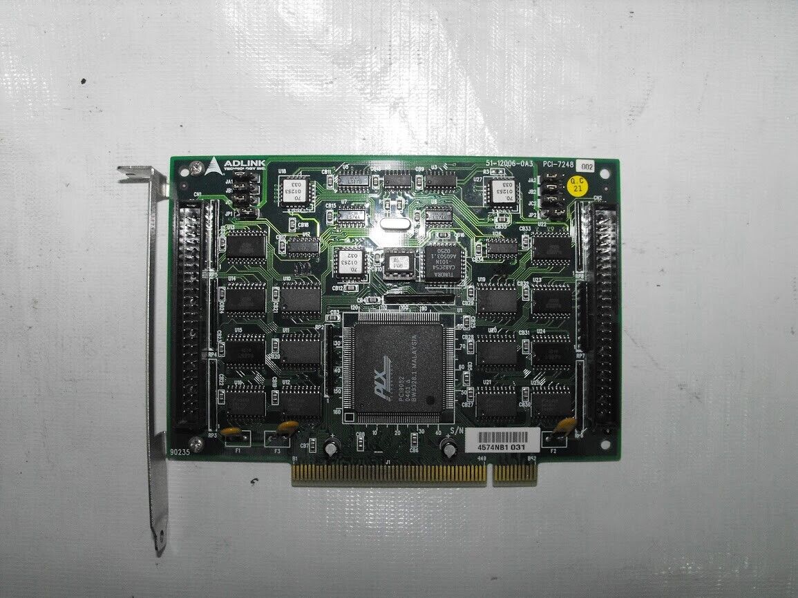 ADLINK 51-12006-0A3 PCI-7248 002 DIO Card 51120060A3 With Cabel - Image 4
