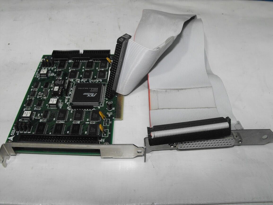 ADLINK 51-12006-0A3 PCI-7248 002 DIO Card 51120060A3 With Cabel