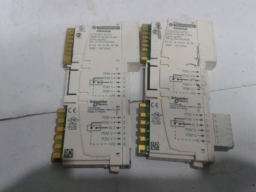 STB DDI3230 Schneider Electric 24Vdc In 2Pt Sink PV01 SV01.56 RL08 STBDDI3230 - Image 3