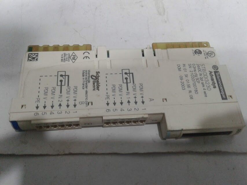 STB DDI3230 Schneider Electric 24Vdc In 2Pt Sink PV01 SV01.56 RL08 STBDDI3230 - Image 2