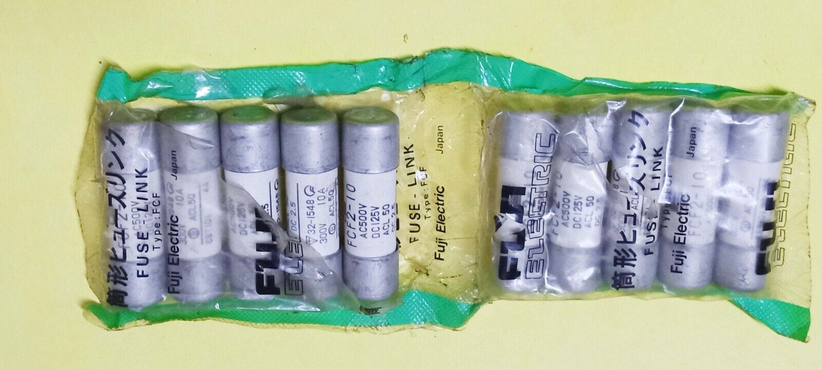 FUJI ELECTRIC FCF2-10 Ceramic Fuse AC 500V DC 125V 32-1548 - Image 2