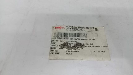 Dintec Co Ltd F1004008B Bolt 6Pcs For Lube Oil Purifier Marine Store Spare