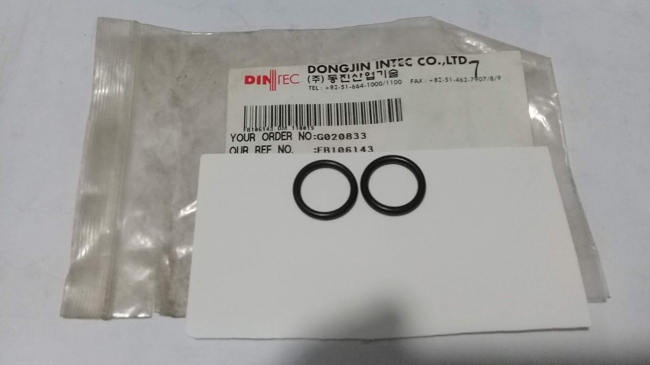 Dintec Co Ltd 110019 O-Ring 2Pcs For Fuel Valve Testing Device Marine Store