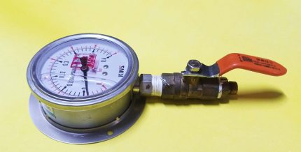 KINS KINS HT 1K8 AMM Compound Gauge Analog Gas Pressure Meter