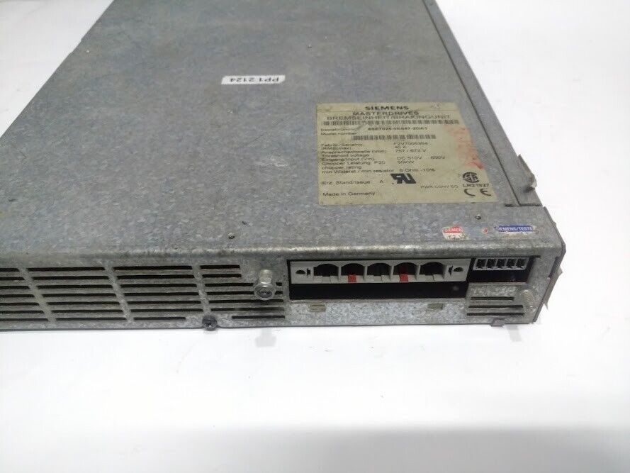 Siemens 6SE7028-0ES87-2DA1 Masterdrives Bremseinheit Braking unit 6SE70280ES872D - Image 5