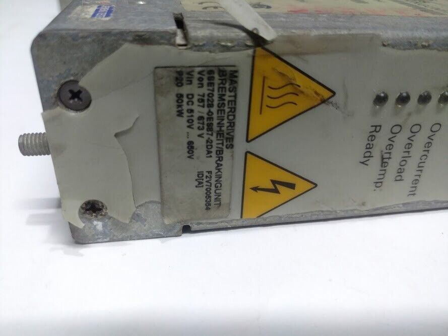 Siemens 6SE7028-0ES87-2DA1 Masterdrives Bremseinheit Braking unit 6SE70280ES872D - Image 4
