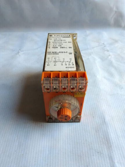 Schleicher Mikrolais System Type SZB 52 Nr 02623319-647 063 Time Delay Relay 220