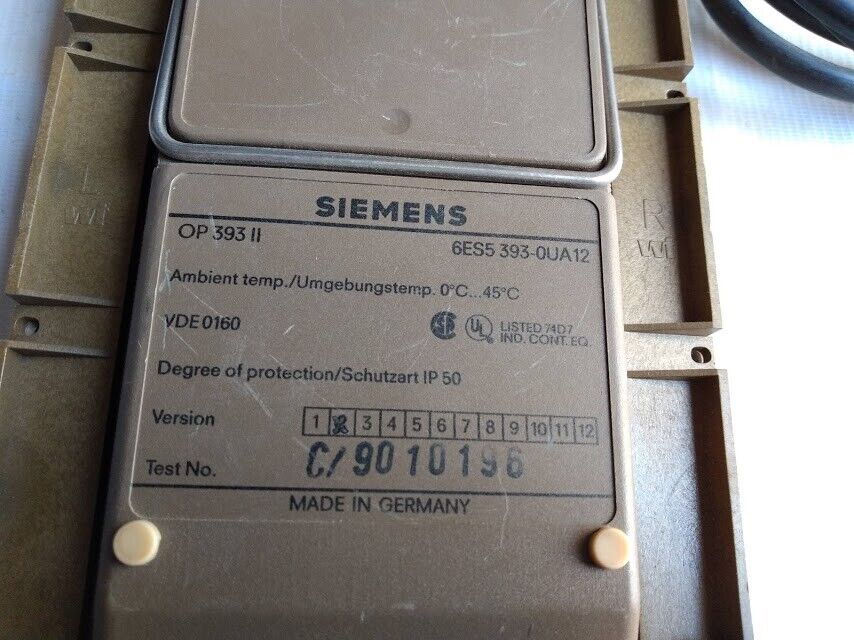 Siemens OP 393 II 6ES5 393-0UA12 Version 2 Operator Panel 6ES53930UA12 - Image 6