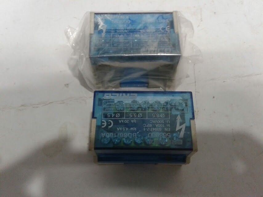Eriflex 563900 80/100A 2 Pole Distribution Block EN 60947-7-1 - Image 4
