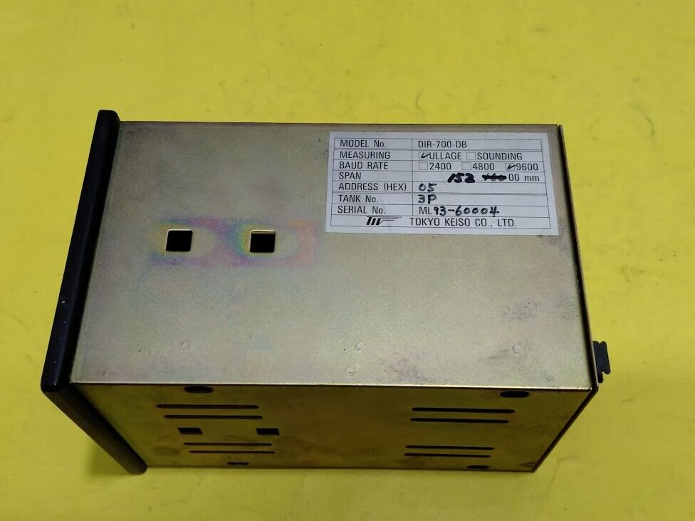 Tokyo Keiso Co-Gauging System-Digital / Analog Indicator Model DIR-700-DB - Image 3