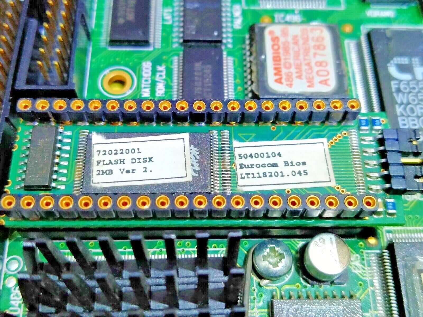 AMD A50 94V-0 1997 SBC Industrial Motherboard AMD DX4 Amibios 486 - Image 7