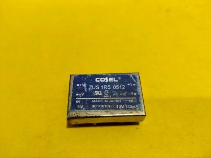Cosel ZUS 1R5 0512 DC-DC Converter ZUS1R50512 12V 130mA