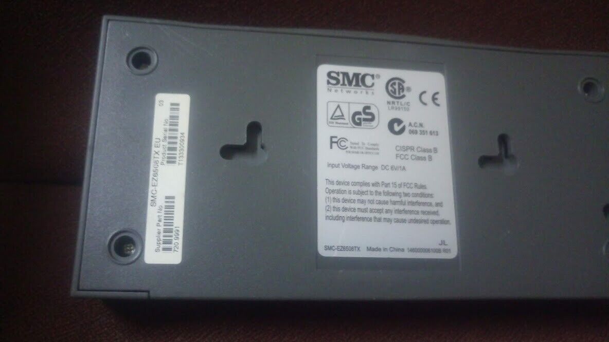 SMC Networks EZ Switch 10/100 SMC-ez6508TX 72.9991 SMC EZ6508TX EU 8 Port - Image 2