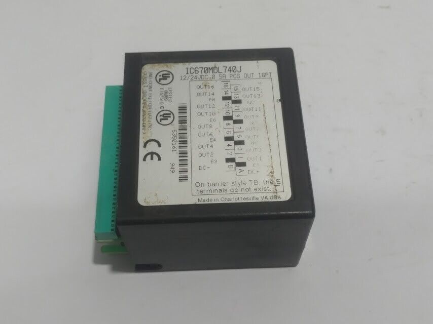 FANUC IC670MDL740J 24VDC 2A OUTPUT MODULE - Image 2