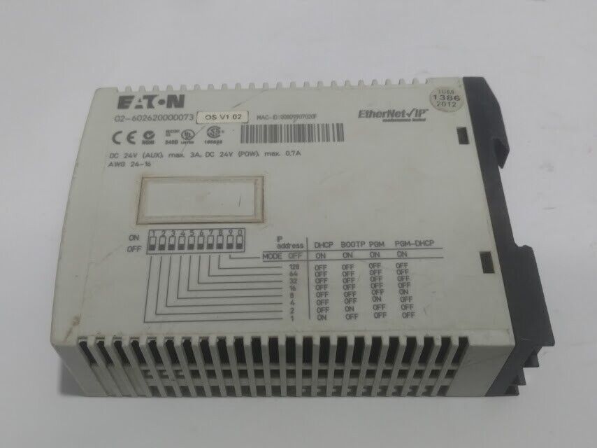 Eaton EU5C-SWD-EIP-MODTCP Gateway Ethernet Module 24 VDC - Image 3