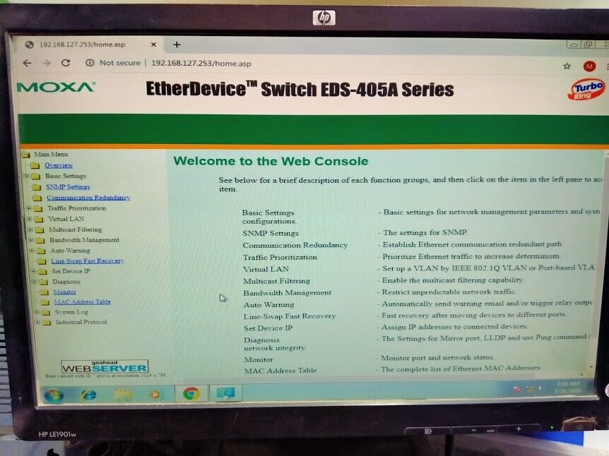 EDS-405A-MM-SC V1.2 Moxa Industrial Managed Ethernet Switch 1201405100021 New - Image 10