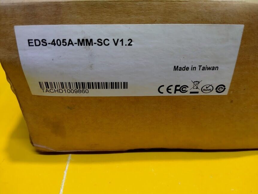 EDS-405A-MM-SC V1.2 Moxa Industrial Managed Ethernet Switch 1201405100021 New - Image 9