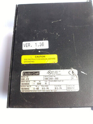 DDM-019 9101-1593 Rev M Ver 1.36 Electro Craft BRU Series Advantage Line Servo - Image 7