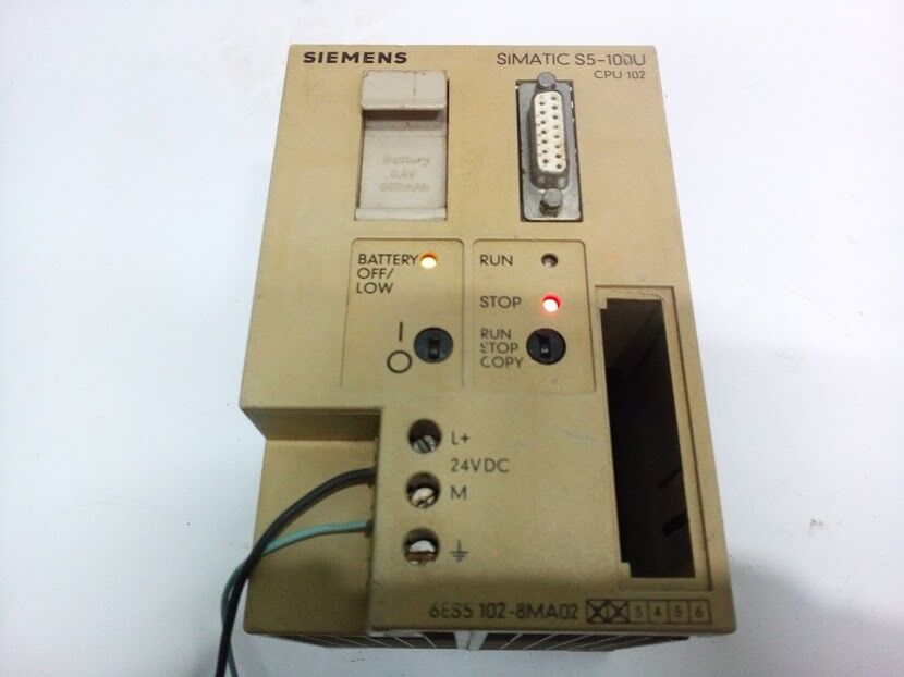 SIEMENS SIMATIC S5-100U CPU 102 6ES5 102-8MA02 Cpu Module 6ES51028MA02 - Image 2