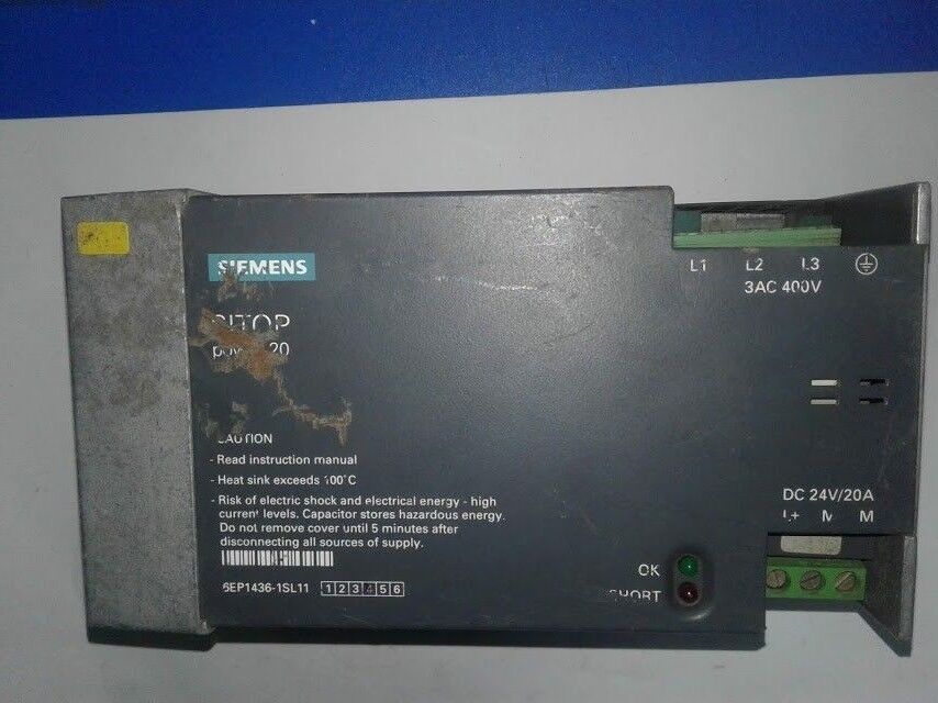 Siemens Sitop Power 20 6EP1436-1SL11 Power Supply DC24V/ 6EP14361SL11 - Image 2