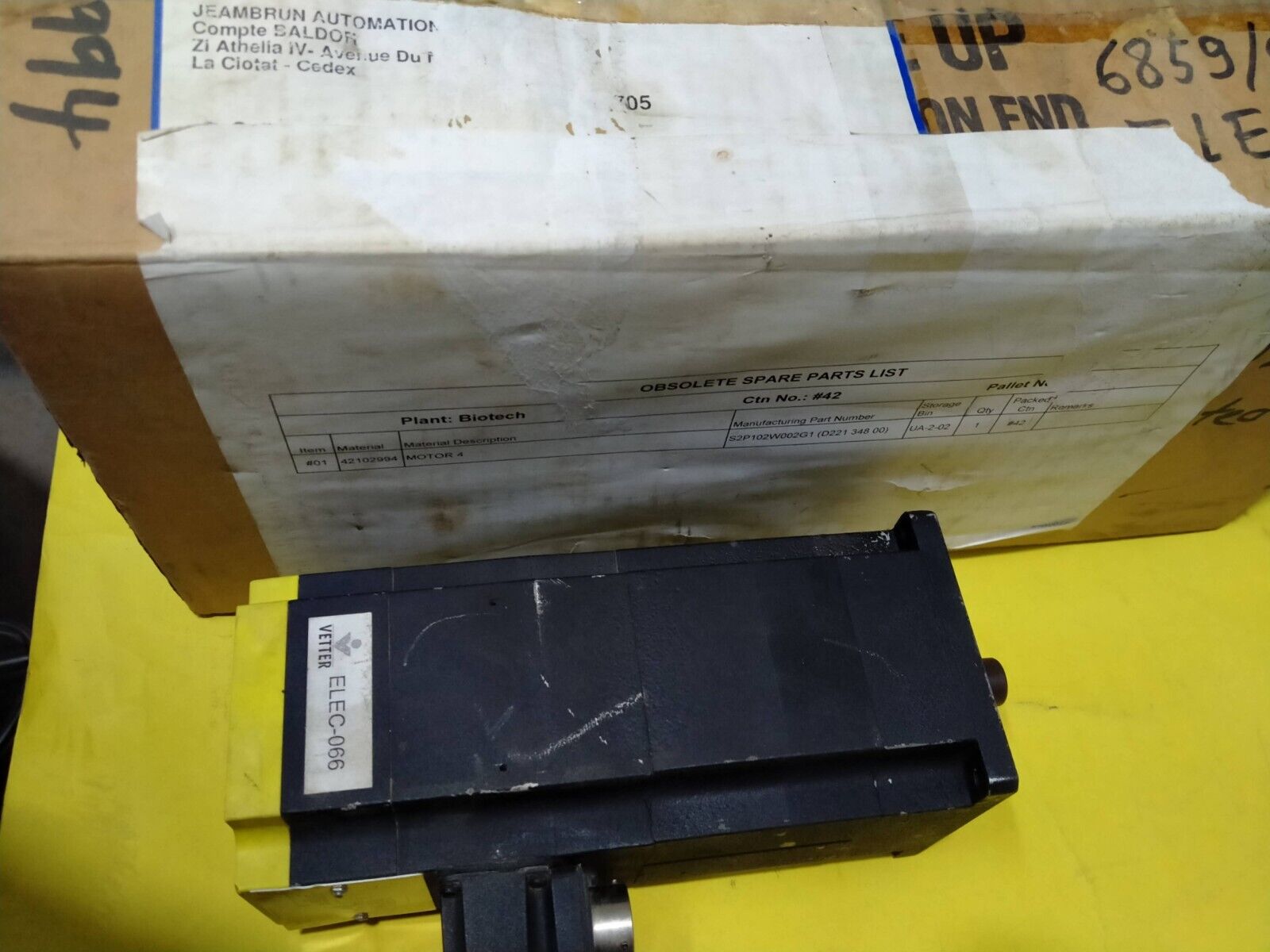 Staubli Baldor W090/1515 D 221 348 00 S2P102W002G1 Brushless AC Servo motor - Image 12