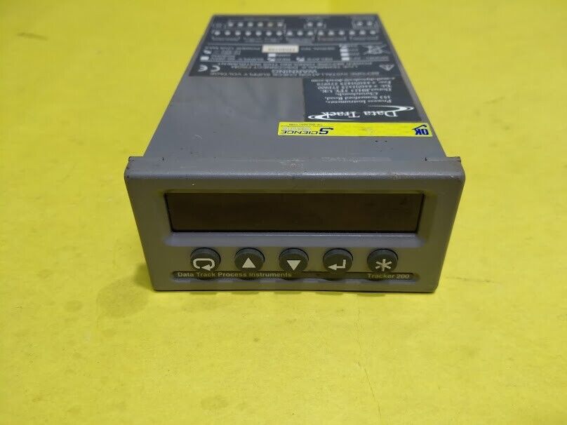 Data Track 224 Data Track process instruments Tracker 200 TRACKER TEMPERATURE IN - Image 4