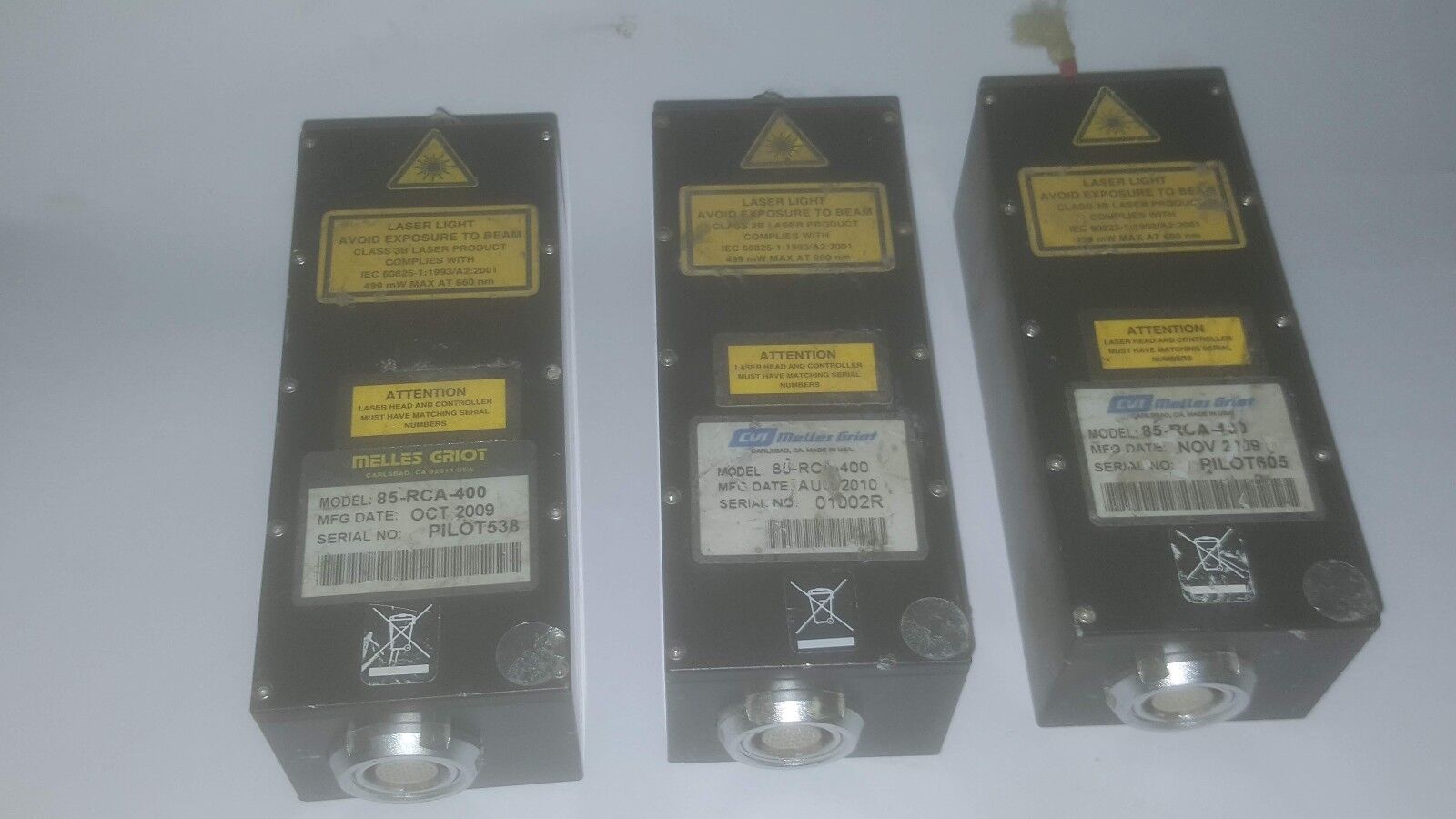 Melles griot 85-RCA-400 400mW red laser - Image 5