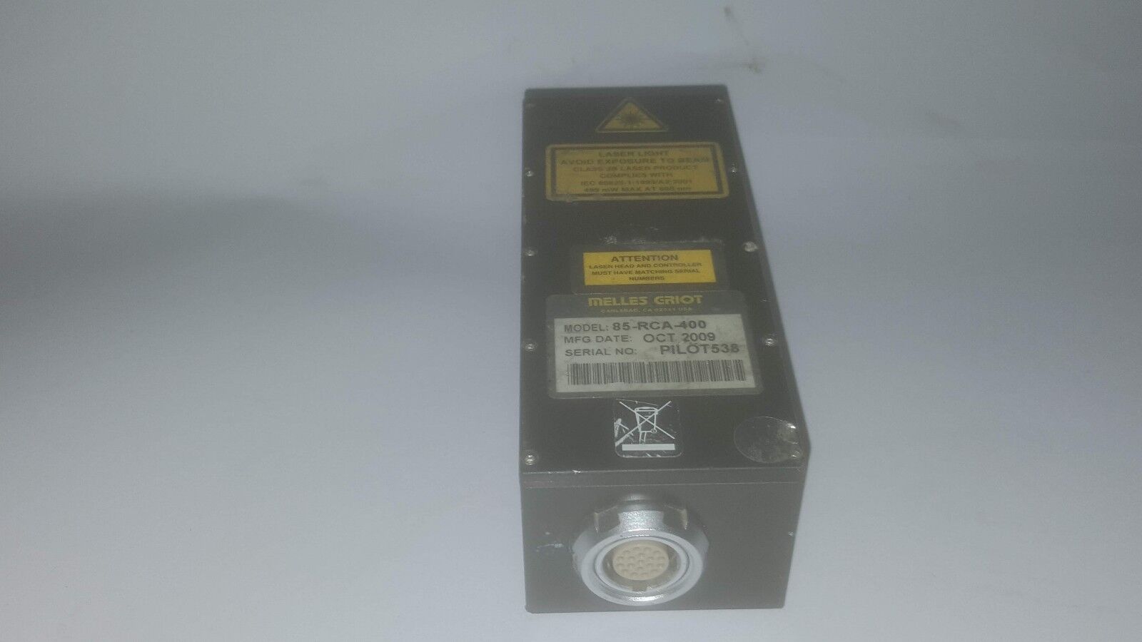 Melles griot 85-RCA-400 400mW red laser - Image 4