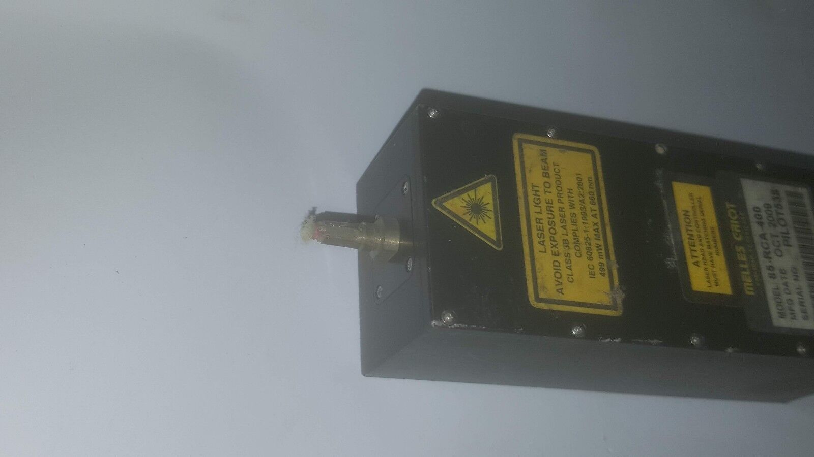 Melles griot 85-RCA-400 400mW red laser - Image 2
