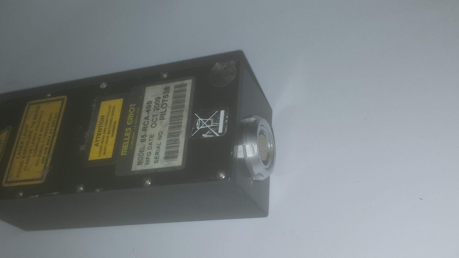 Melles griot 85-RCA-400 400mW red laser - Image 3